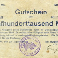 Fünfhunderttausend Mark